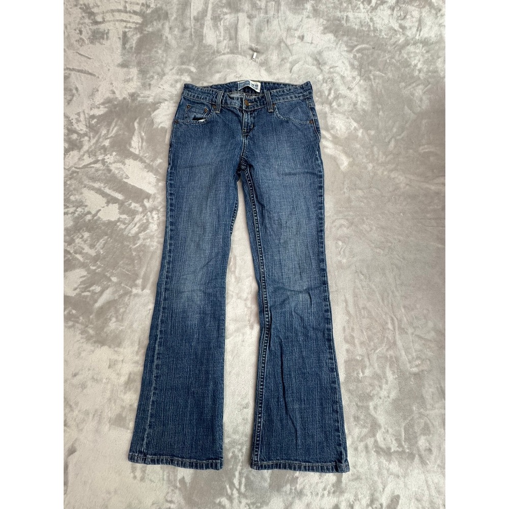 Signature by Levi Strauss Co‎ Womens Medium Bootcut Jeans Low Rise Blue Denim